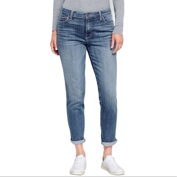 Kut From The Kloth Catherine Boyfriend Jeans Size 4 - Picture 2 of 6